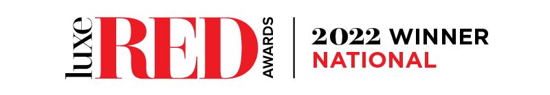 2022 Luxe Red Awards National Winner logo