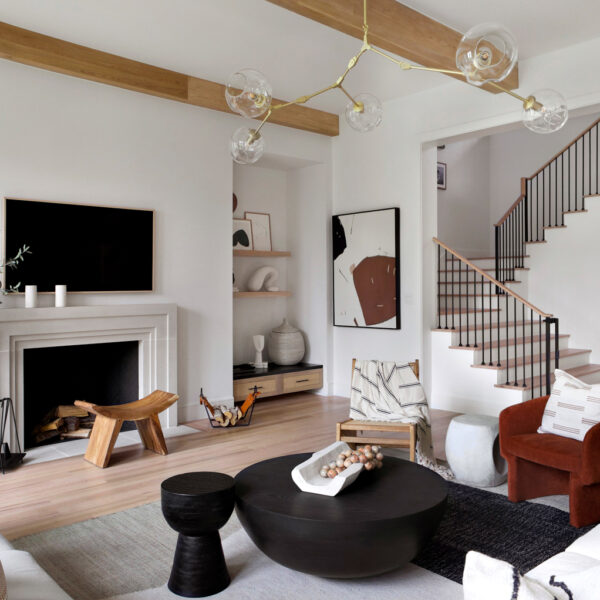 Urbanology Designs 2022 Luxe RED Award Winner Warm Living Room