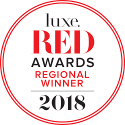 2018 Luxe RED Regional Winner logo